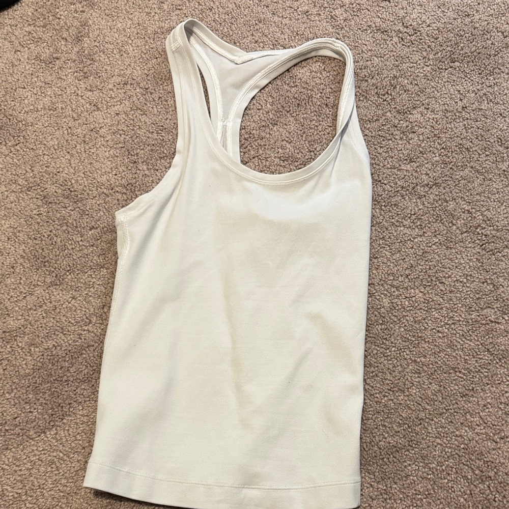 Lululemon Athletica White Tank Top